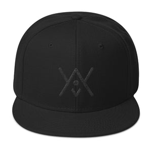 YAY Black Logo - Multi Colored Snapback Hat