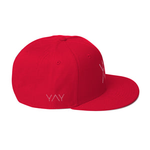 YAY White Logo - Multi Colored Snapback Hat